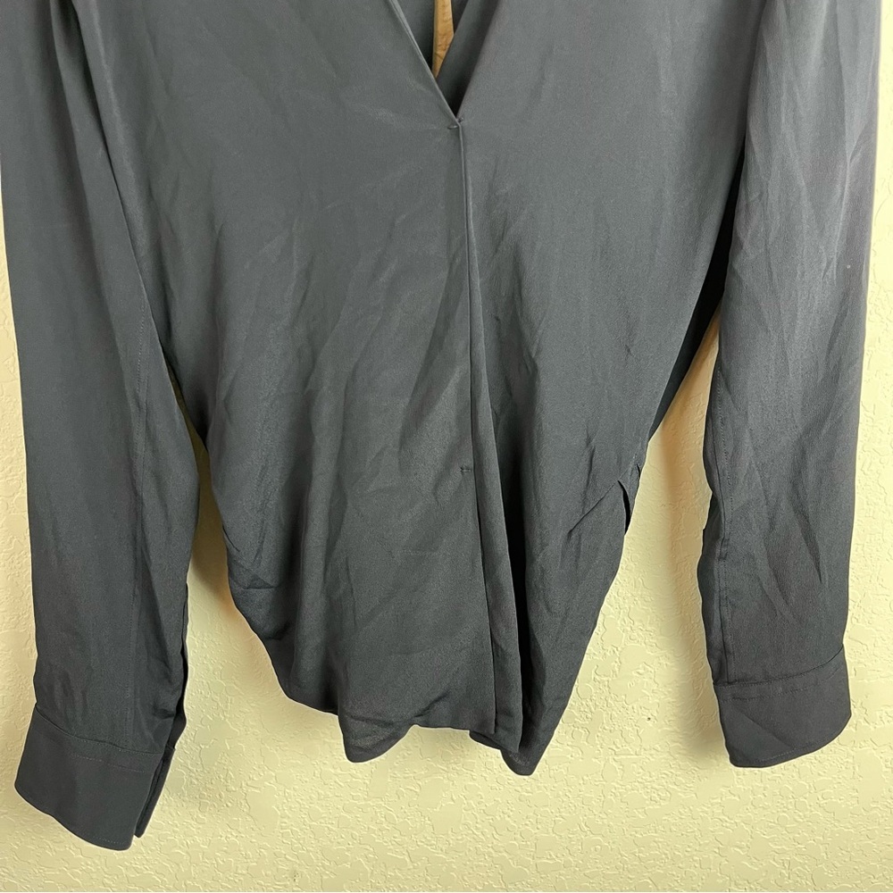 Helmut Lang Top Split Back Silk - image 4